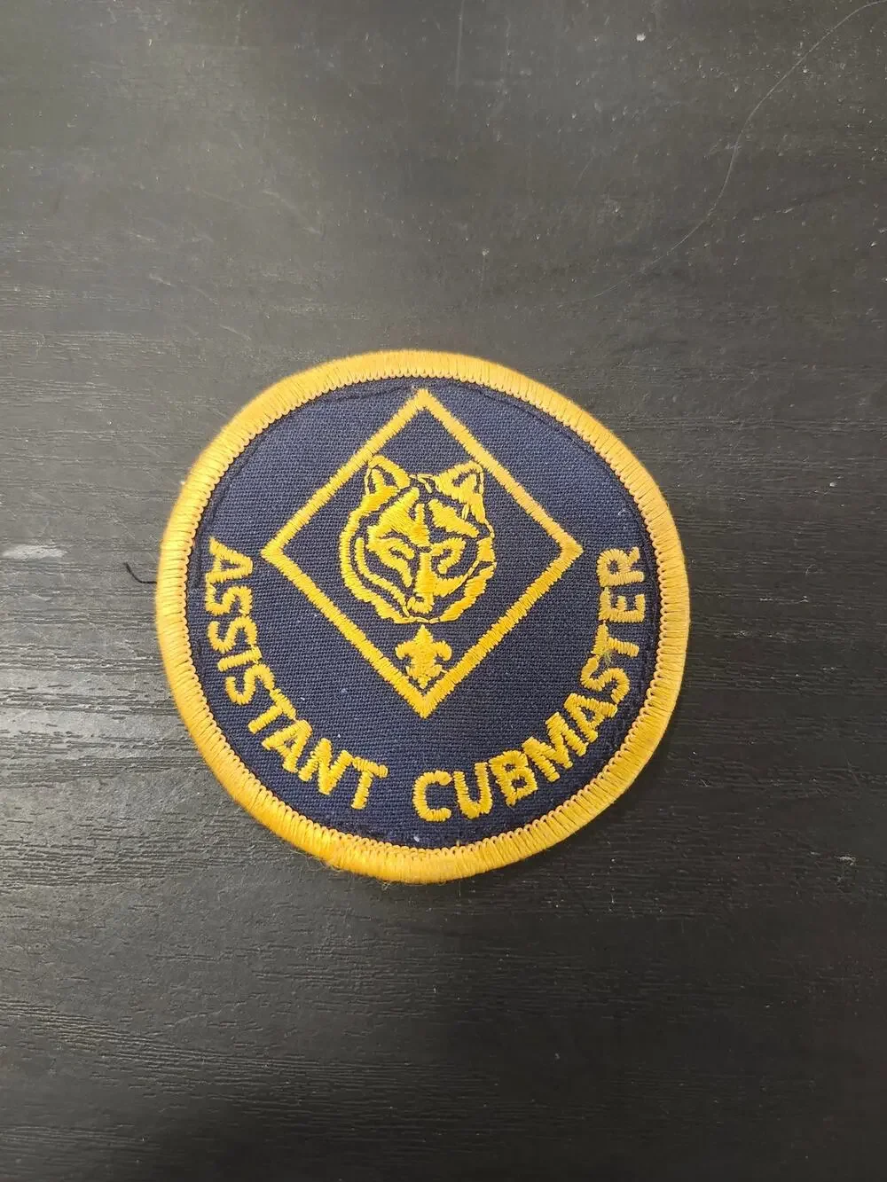 Vtg Assistant Cubmaster Patch Boy Scouts of America BSA Cub Scouts Uniform Badge